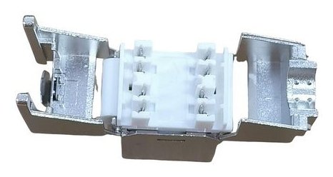 Equip Keymone Jack Geschirmt Cat.6a Werkzeugf.Metall 8erset