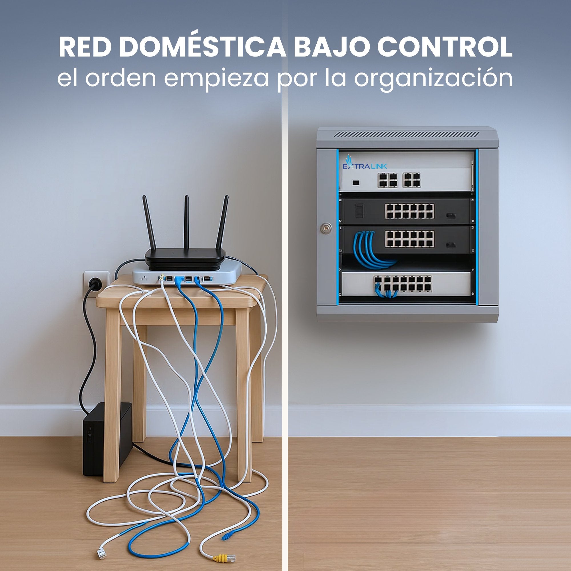 EAN 5902560368543 - Extralink EX.8543 armario rack Bastidor de pared imagen 8