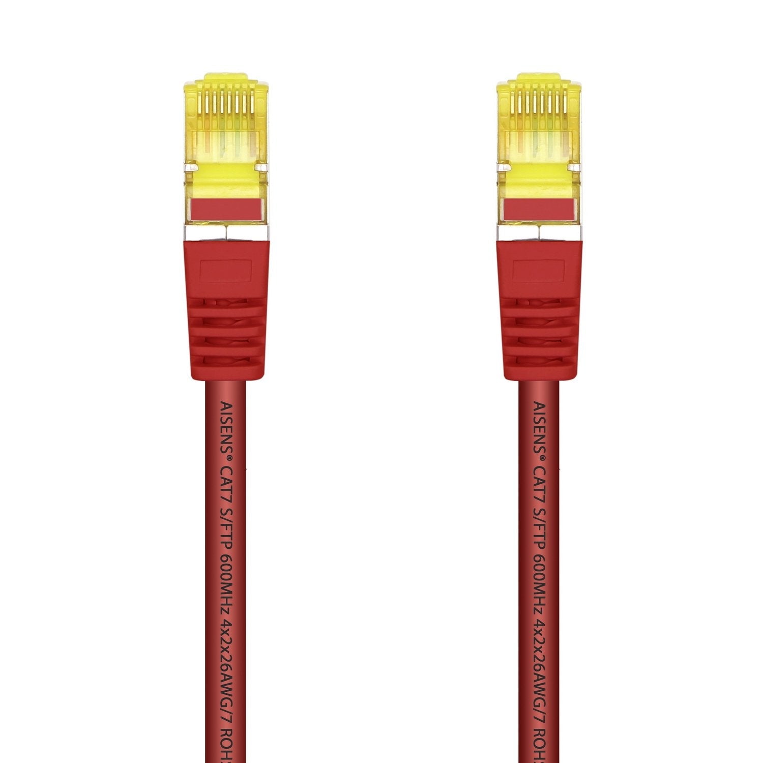 Aisens Cable De Red Rj45 Lszh Cat.7 600 Mhz S/Ftp Pimf Awg26 - 1m - Rojo