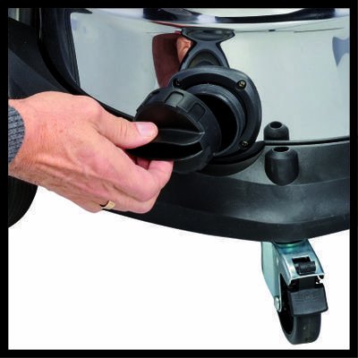 Einhell Te-Vc 2350 Sacl, Aspiradora En Seco Y Húmedo (Rojo/Acero Inoxidable, 1600 Vatios) 2342475