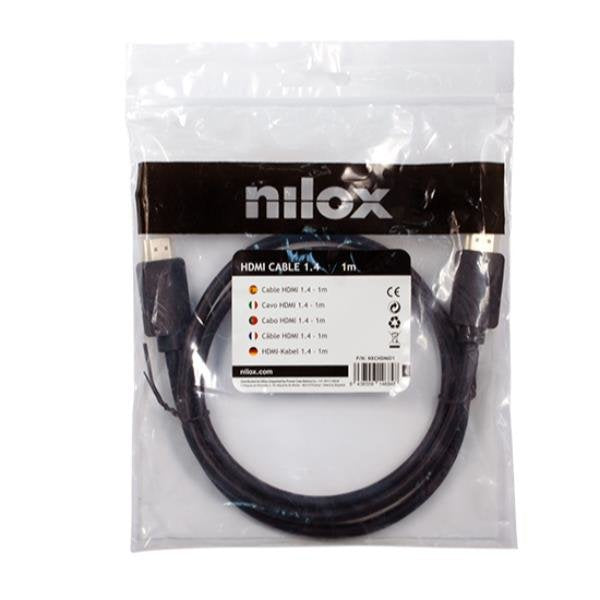 Nilox Cable Hdmi V1.4 (Alta Velocidad / Hec), A/M-A/M, 1.0 M