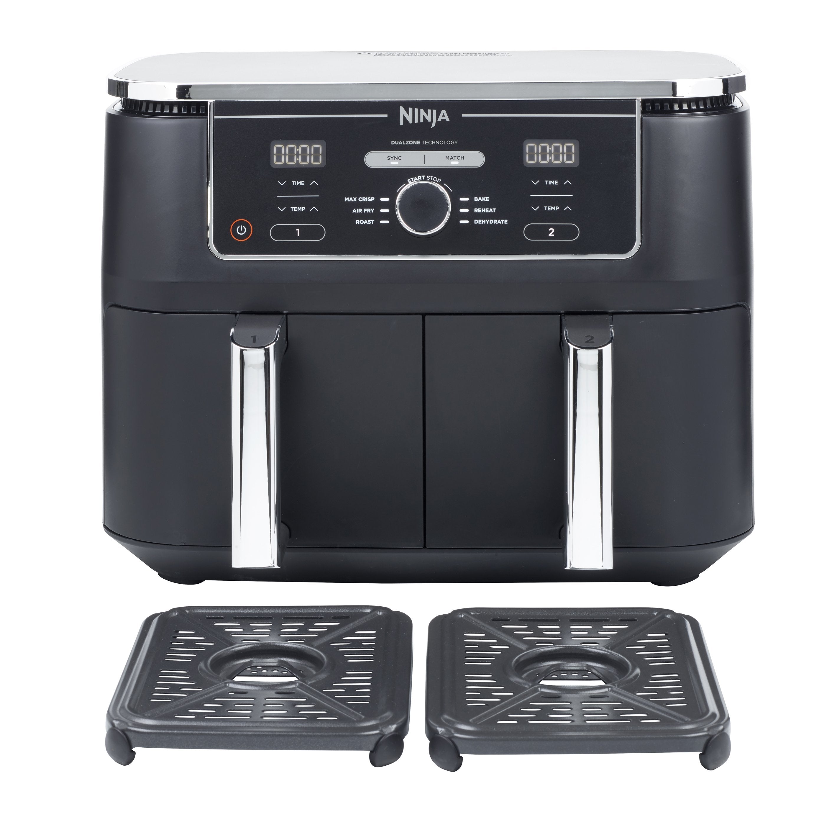 EAN 0622356245272 - Ninja AF400EU freidora Doble 9,5 L Independiente 2470 W Freidora de aire caliente Negro imagen 6
