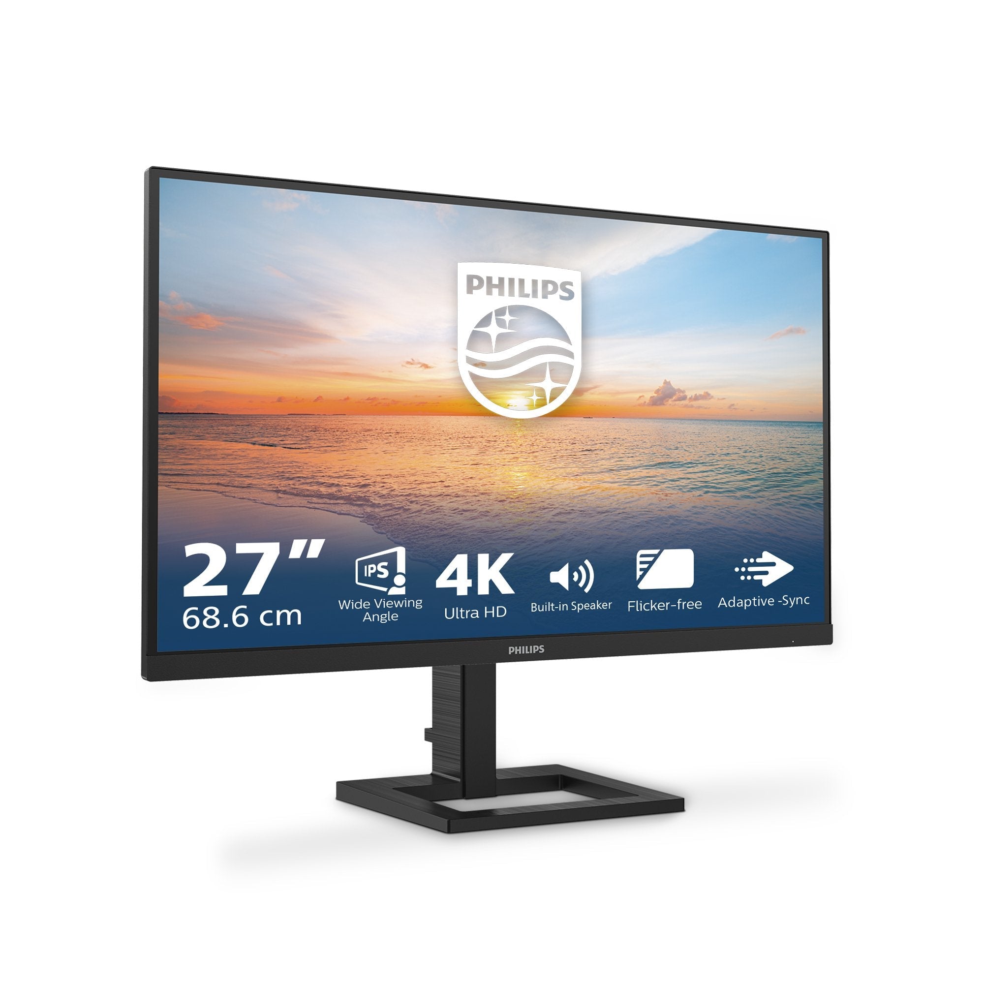 Monitor Philips 27e1n1800ae 00 27" Ips 4k Uhd 60hz 350cd M2 4ms 2xhdmi2.0 Dp Speakers Pivot
