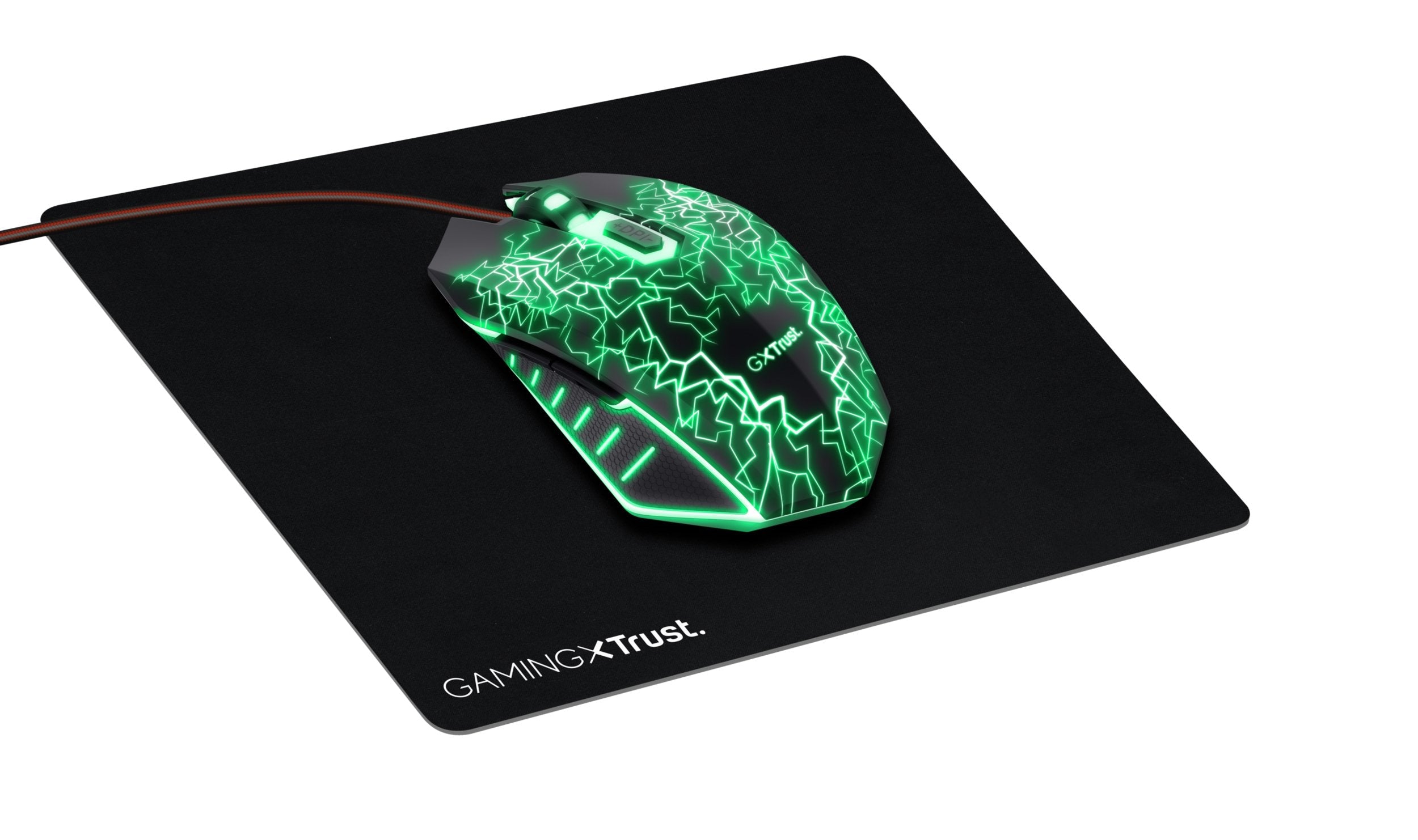 Pack Gaming Trust Gaming Gxt 783x Ratón Óptico + Alfombrilla