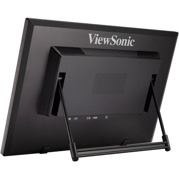 Monitor Viewsonic 15.6 Td1630-3 Tactil Negro 1xhdmi/1xvga/1xusb/1366x768/12ms/Vesa 75x75/Mmedia Td1630-3