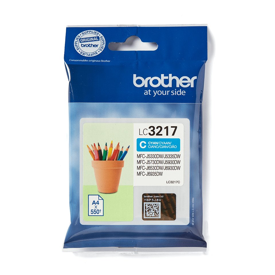 Tinta Original Brother Lc3217c Cian