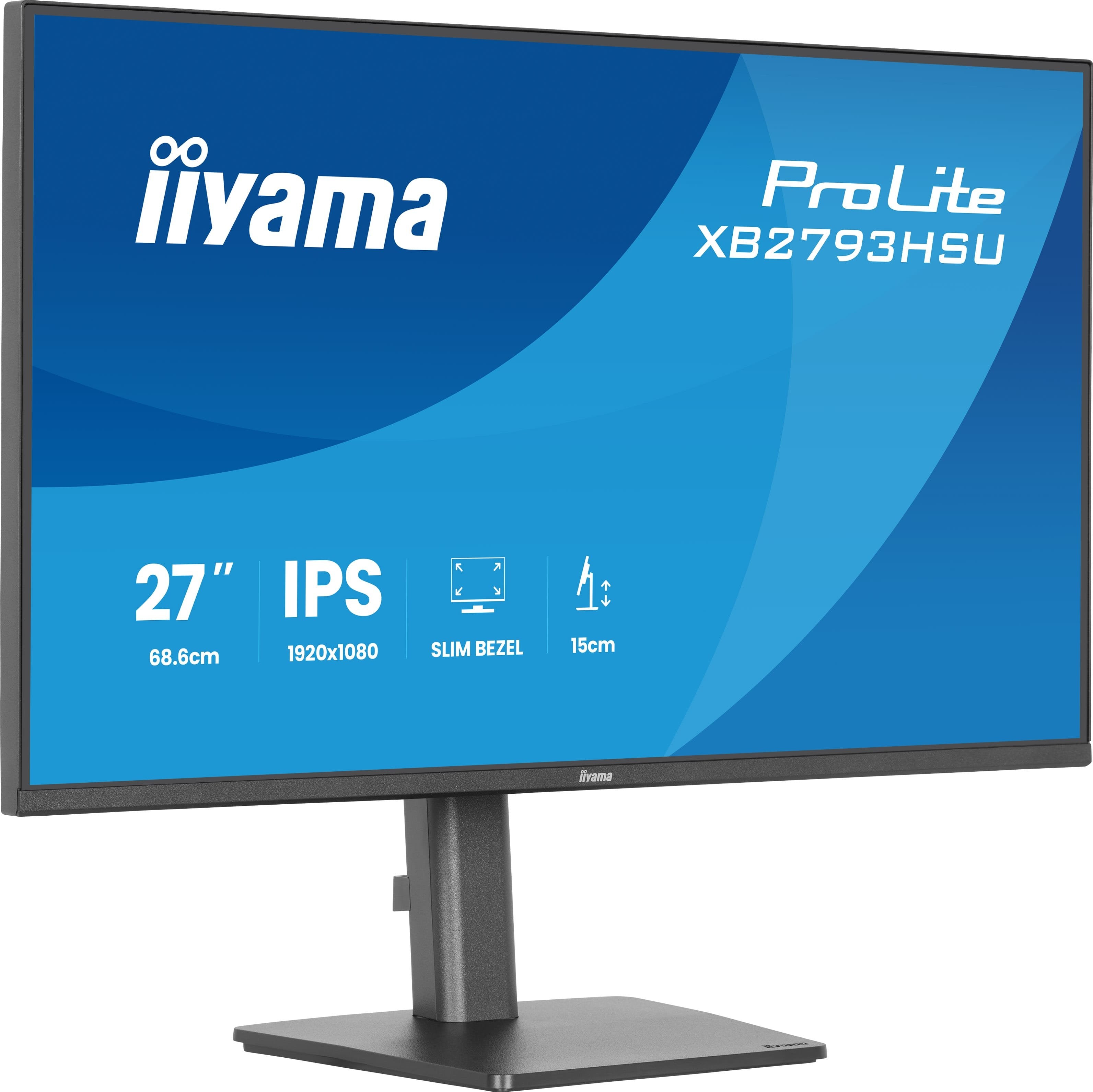 Iiyama Prolite Xb2793hsu-B1 Pantalla Para Pc 68,6 Cm (27") 1920 X 1080 Pixeles Full Hd Led Negro