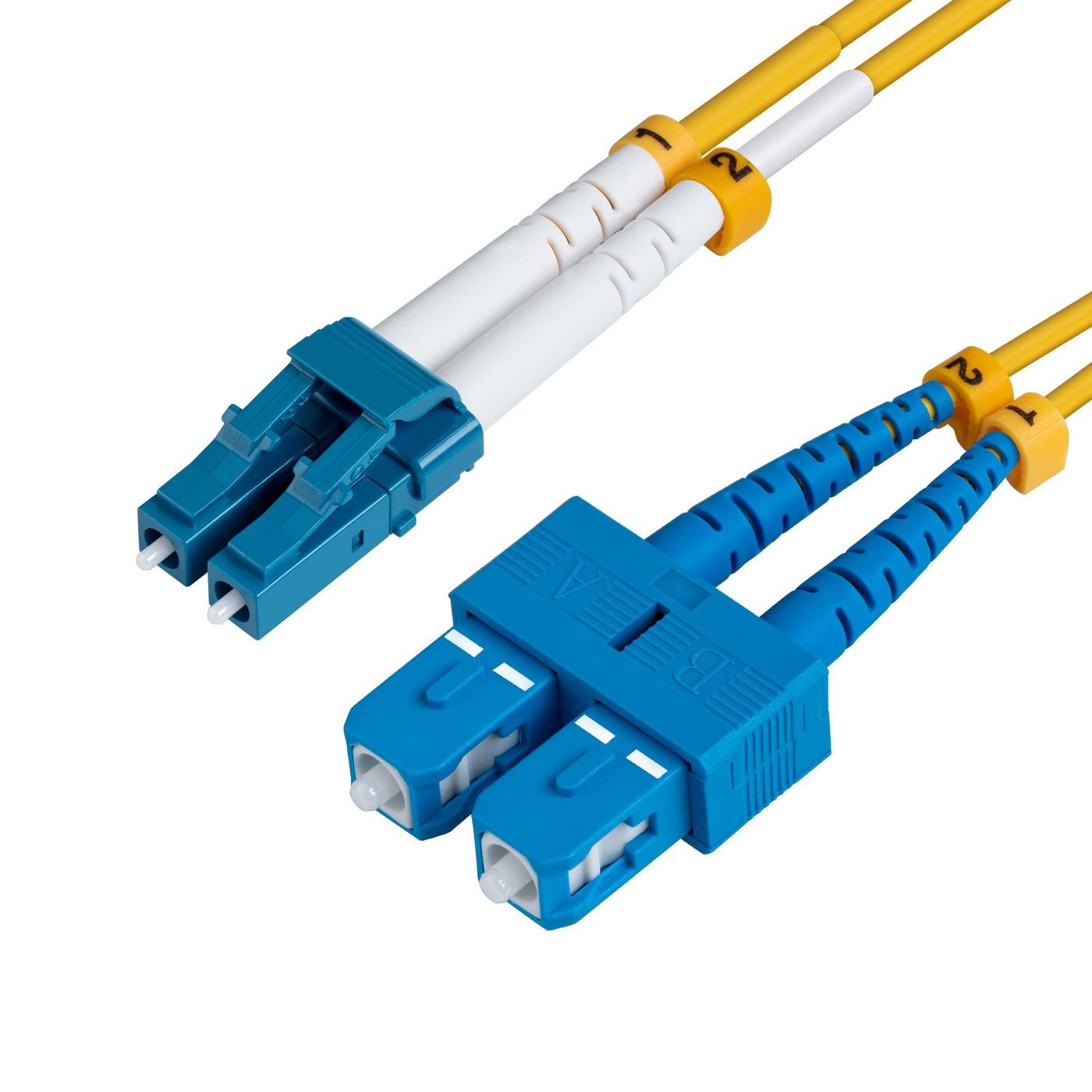EAN 7331990077110 - Microconnect FIB421001 Cable de fibra óptica e InfiniBand 1 m LC SC Amarillo imagen 1
