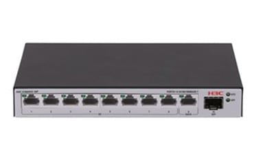 EAN 6934648057383 - H3C LS-1600V2-10P-GL switch Gestionado Gigabit Ethernet (10/100/1000) Negro, Gris imagen 1