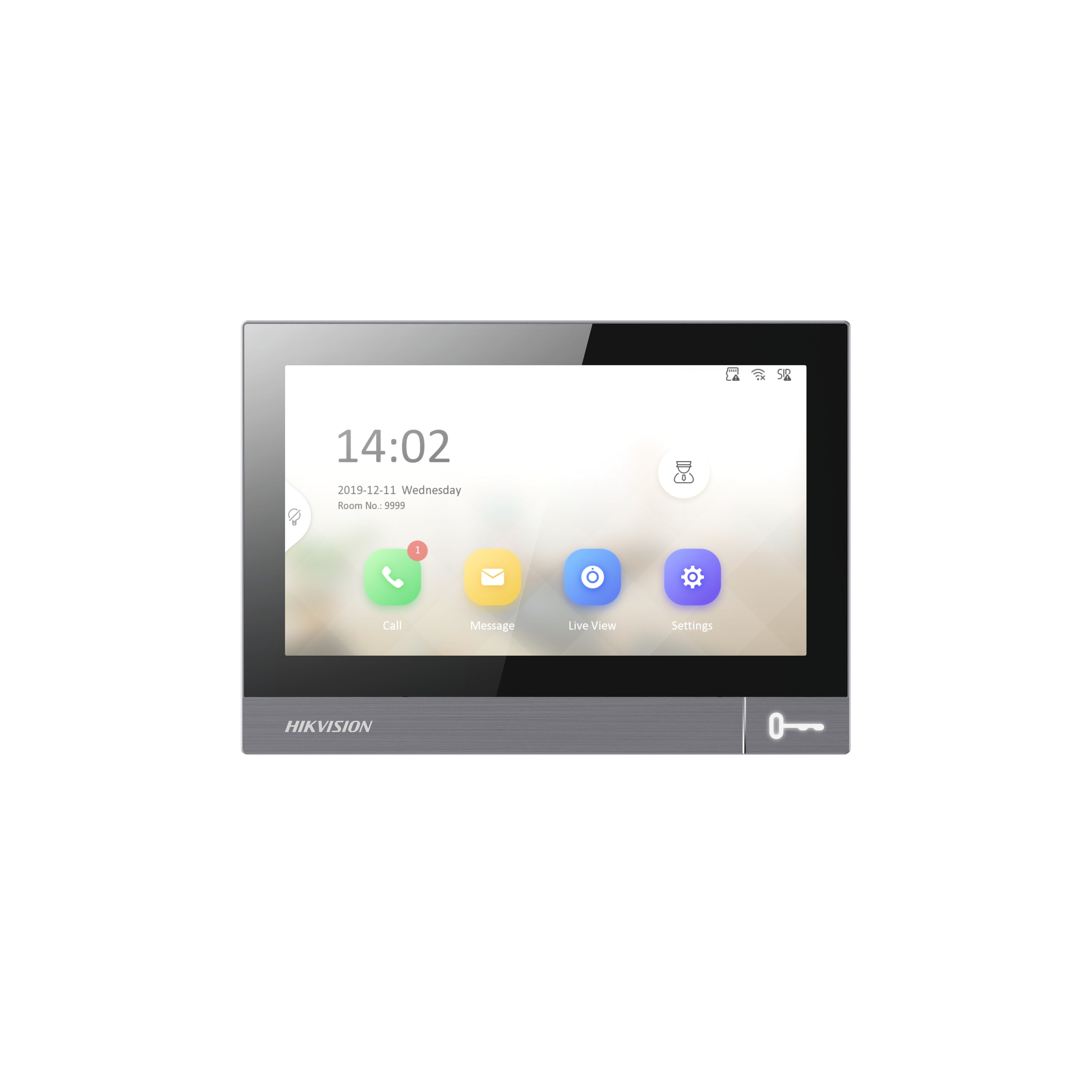 EAN 6936422116521 - Hikvision DS-KH8381-WTE1 sistema de intercomunicación de video 17,8 cm (7") Negro imagen 3