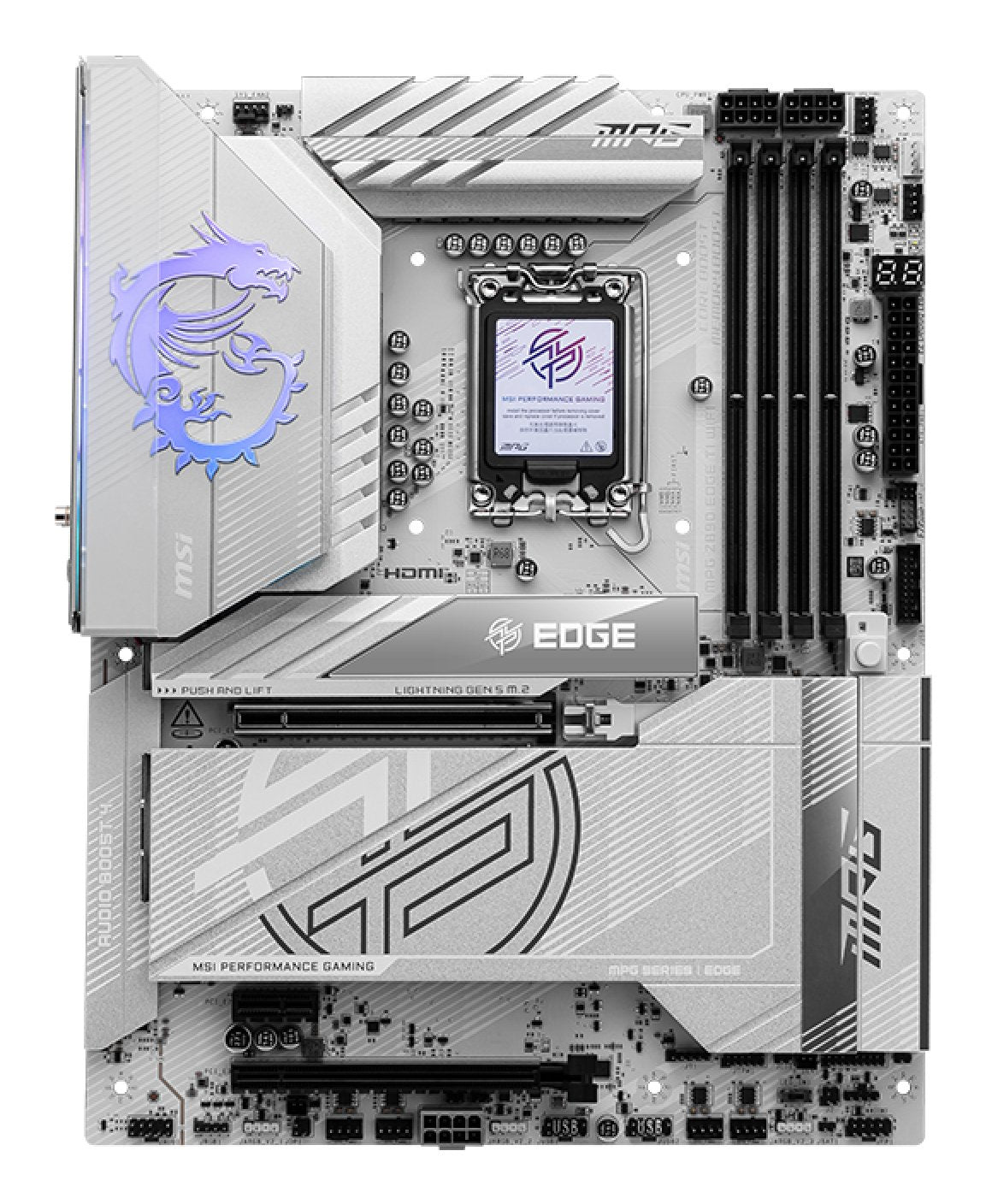 EAN 4711377260800 - MSI MPG Z890 EDGE TI WIFI placa base Intel Z890 LGA 1851 (Socket V1) ATX imagen 2