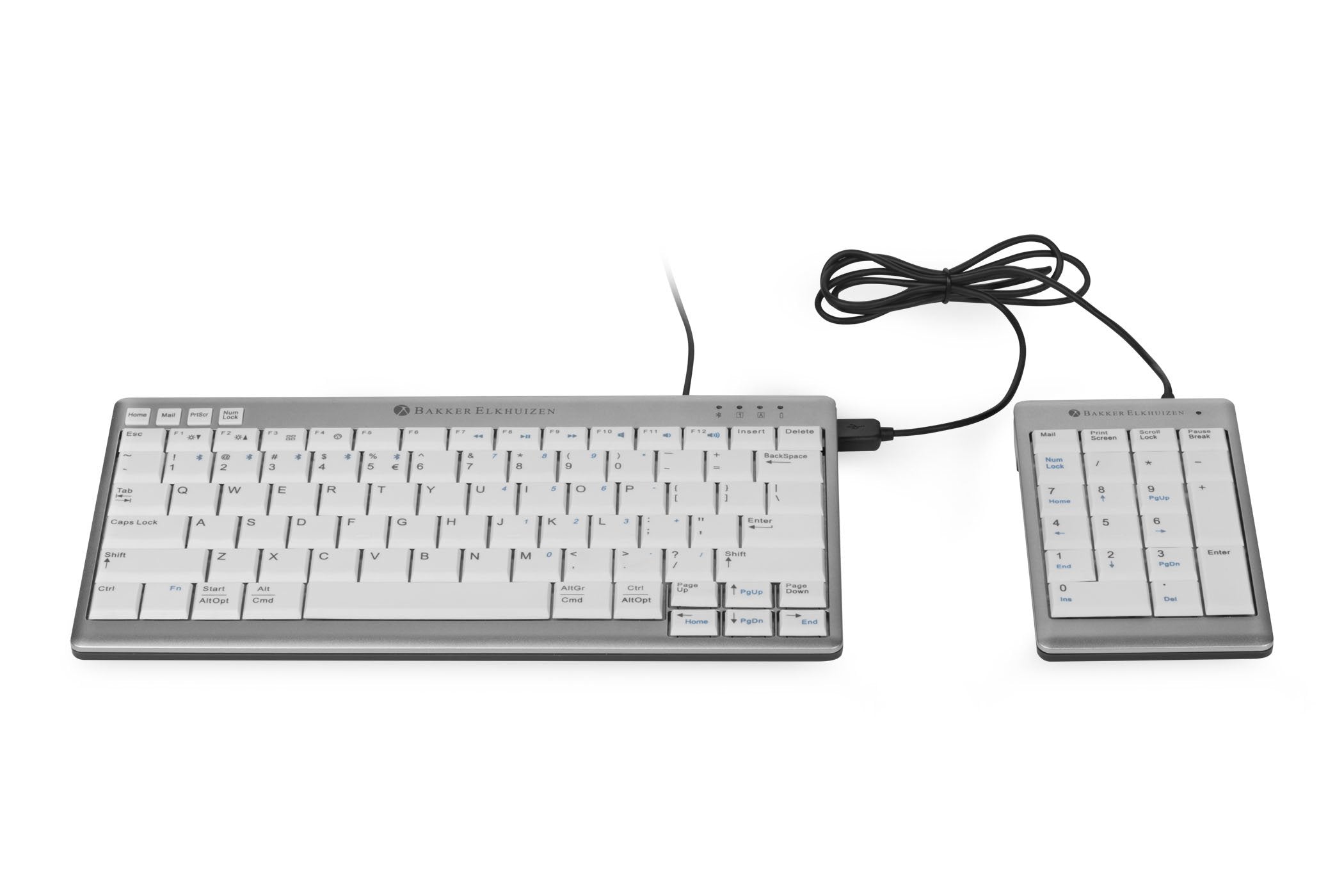 EAN 8719274673613 - BakkerElkhuizen UltraBoard 955 Numeric teclado numérico PC USB Gris claro, Blanco imagen 2