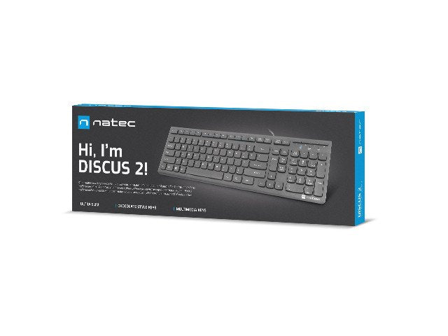 EAN 5901969432121 - NATEC DISCUS 2 teclado Hogar / Oficina USB QWERTY Internacional de EE.UU. Negro imagen 5