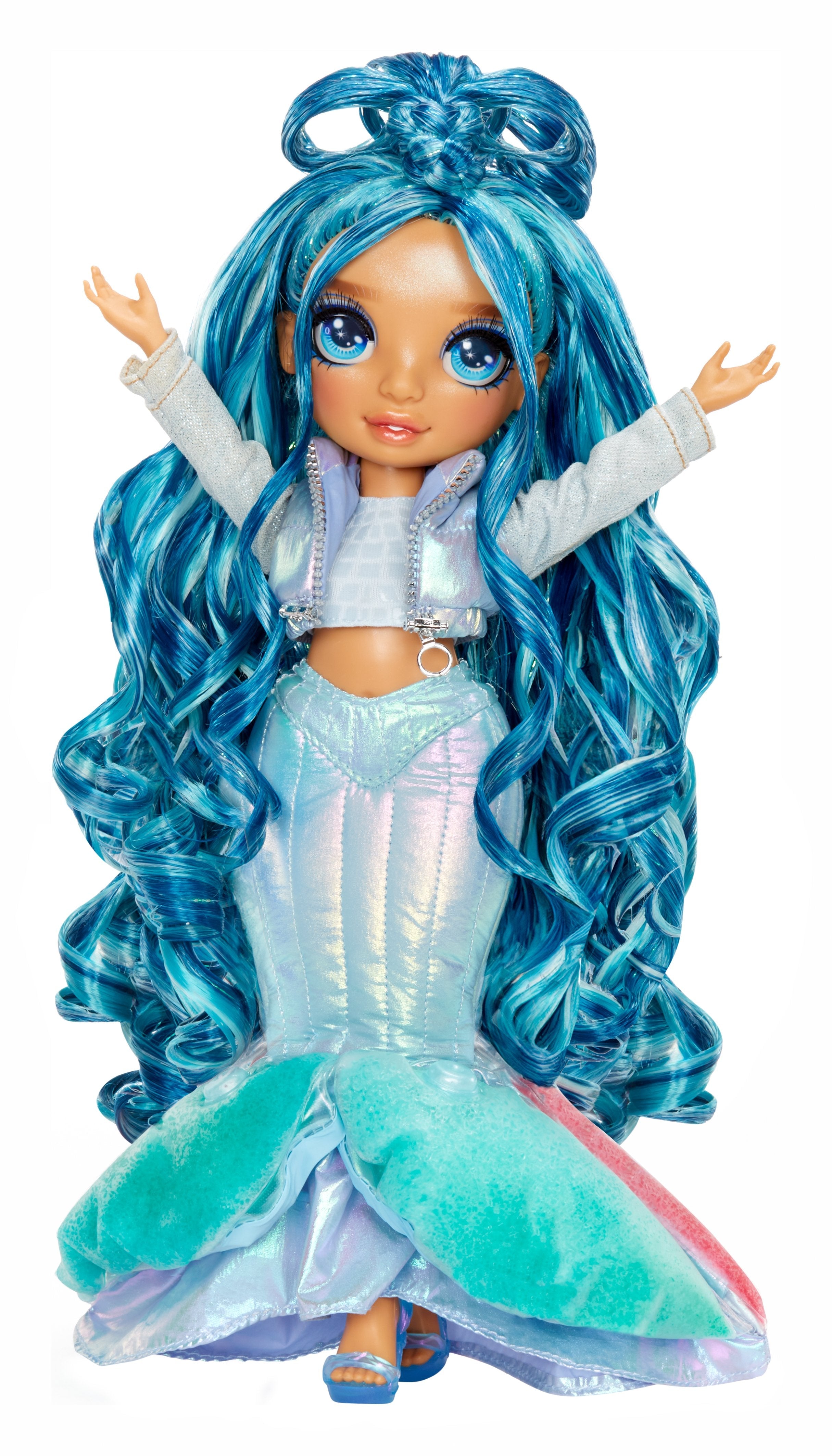 Muñeca Entretenimientos Rainbow High Winter Wonderland - Bella (Azul), Muñeca 120834-Euc