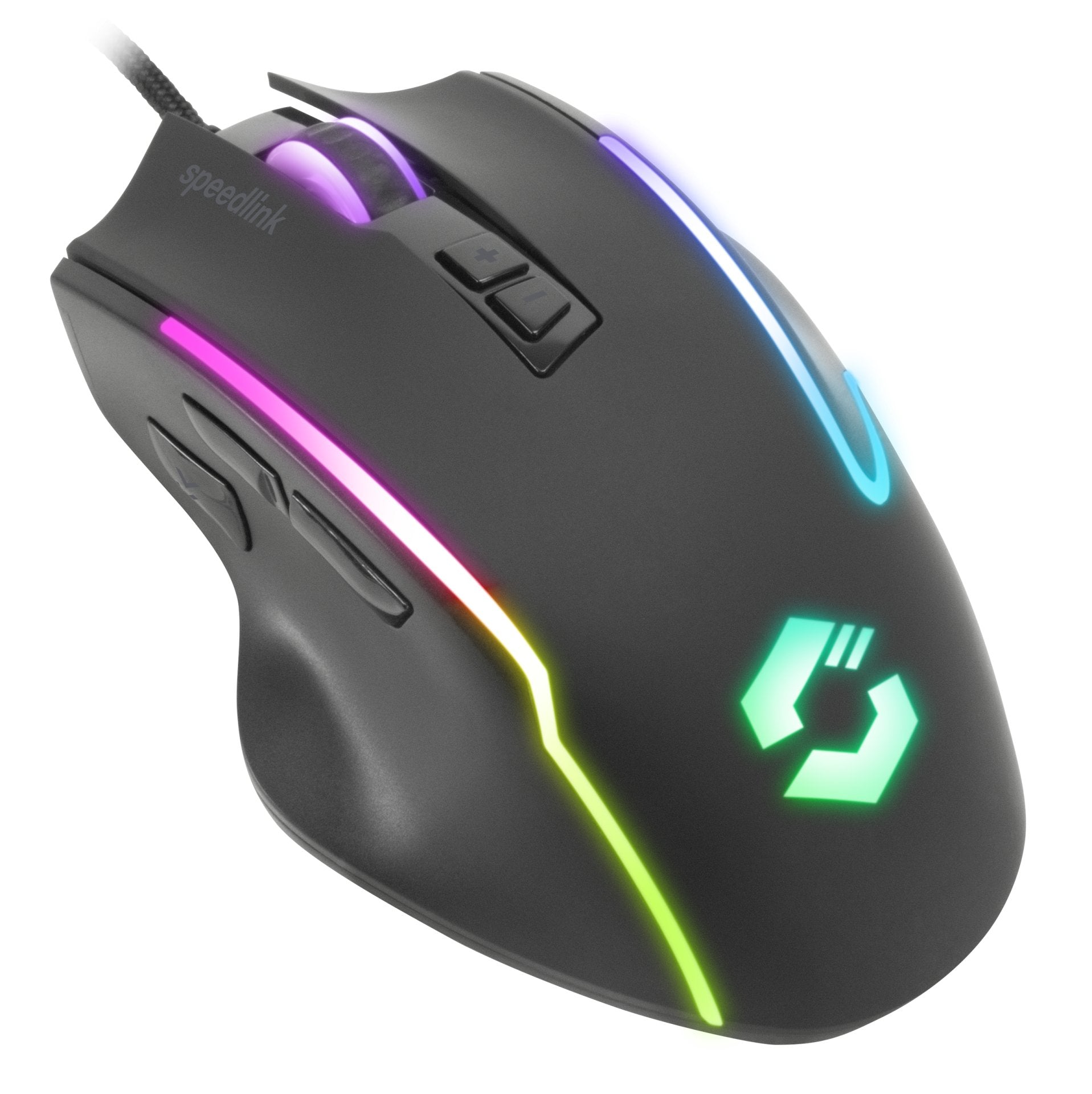 Raton Speedlink Gaming Decus. 12800 Dpi. Usb. Gummiert. Sw Retail