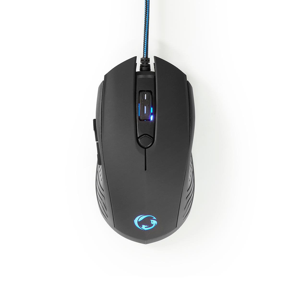 EAN 5412810315253 - Nedis GCK31100BK ratón Juego Mano derecha USB tipo A 3200 DPI imagen 4