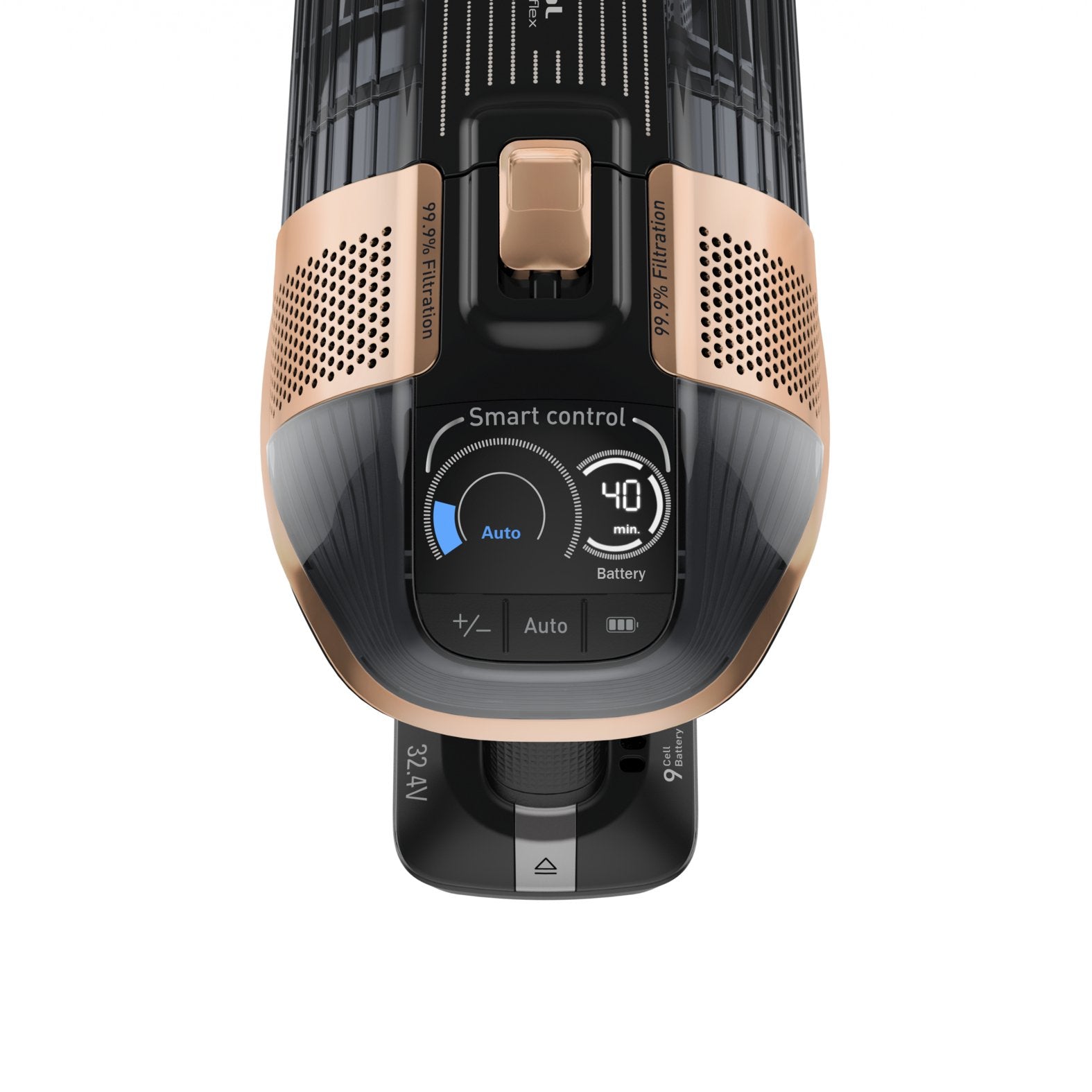 Aspiradora Tefal Ty99f1 X-Force Flex, Mango 2 En 1, Autonomía 80 Min, Negra