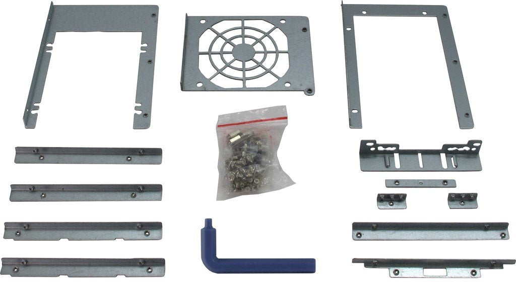 EAN 4260133126428 - Inter-Tech IPC 4U-4420 Estante Azul, Acero inoxidable imagen 12