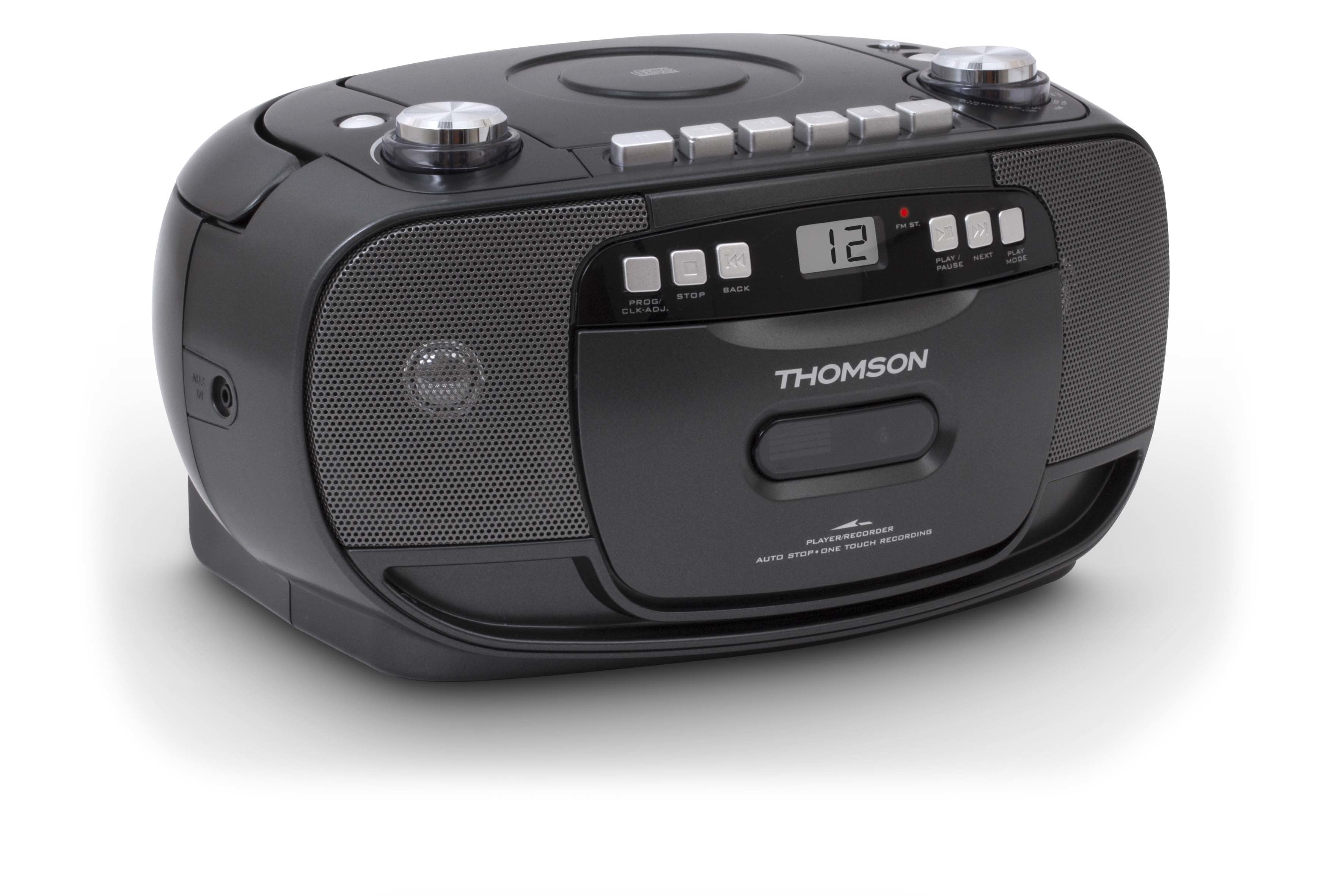 EAN 3499550329032 - Thomson RK200CD sistema estéreo portátil Analógica 2,4 W AM, FM Negro Reproducción MP3 imagen 2