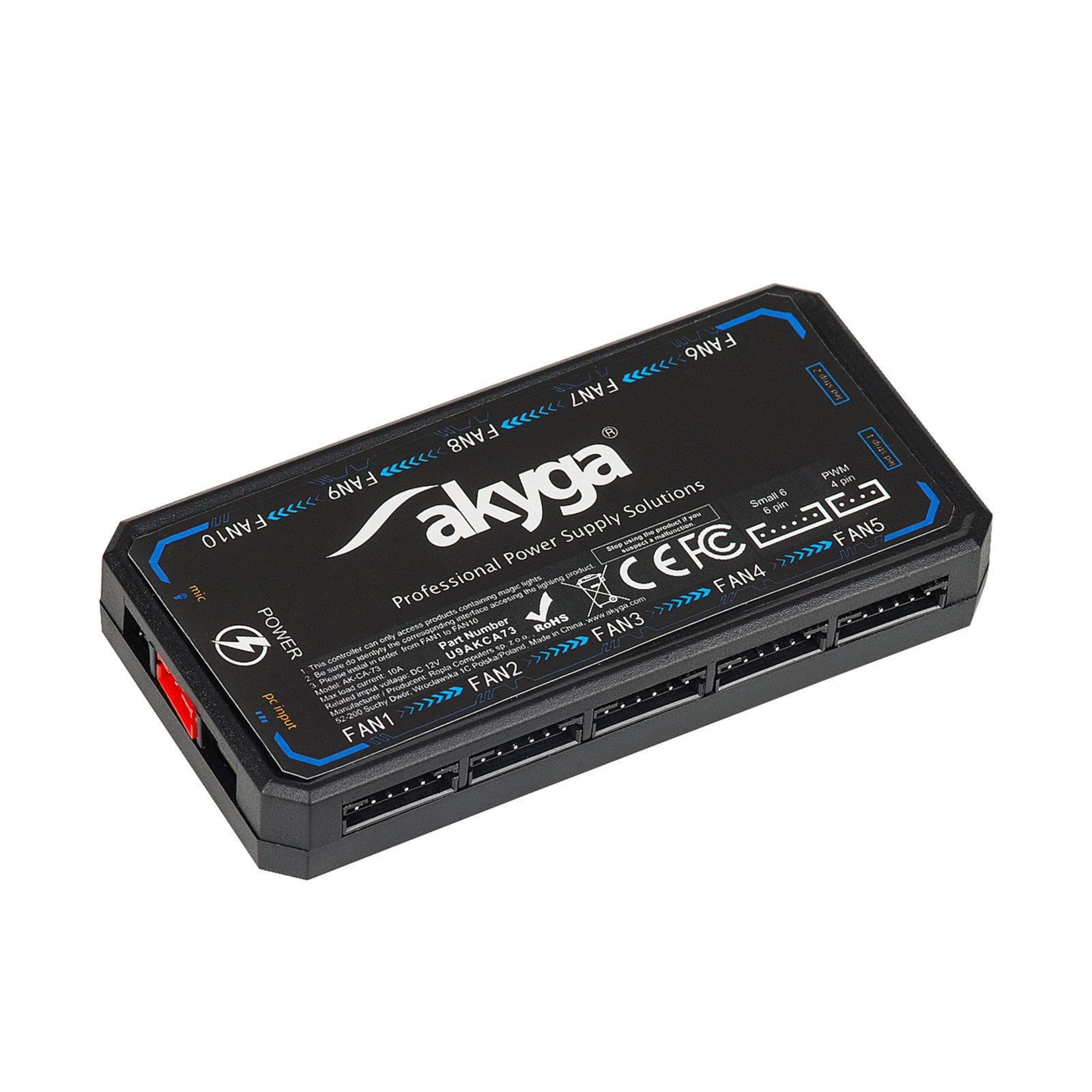 EAN 5901720136084 - Akyga AK-CA-73 parte carcasa de ordenador Universal Controlador RGB imagen 1