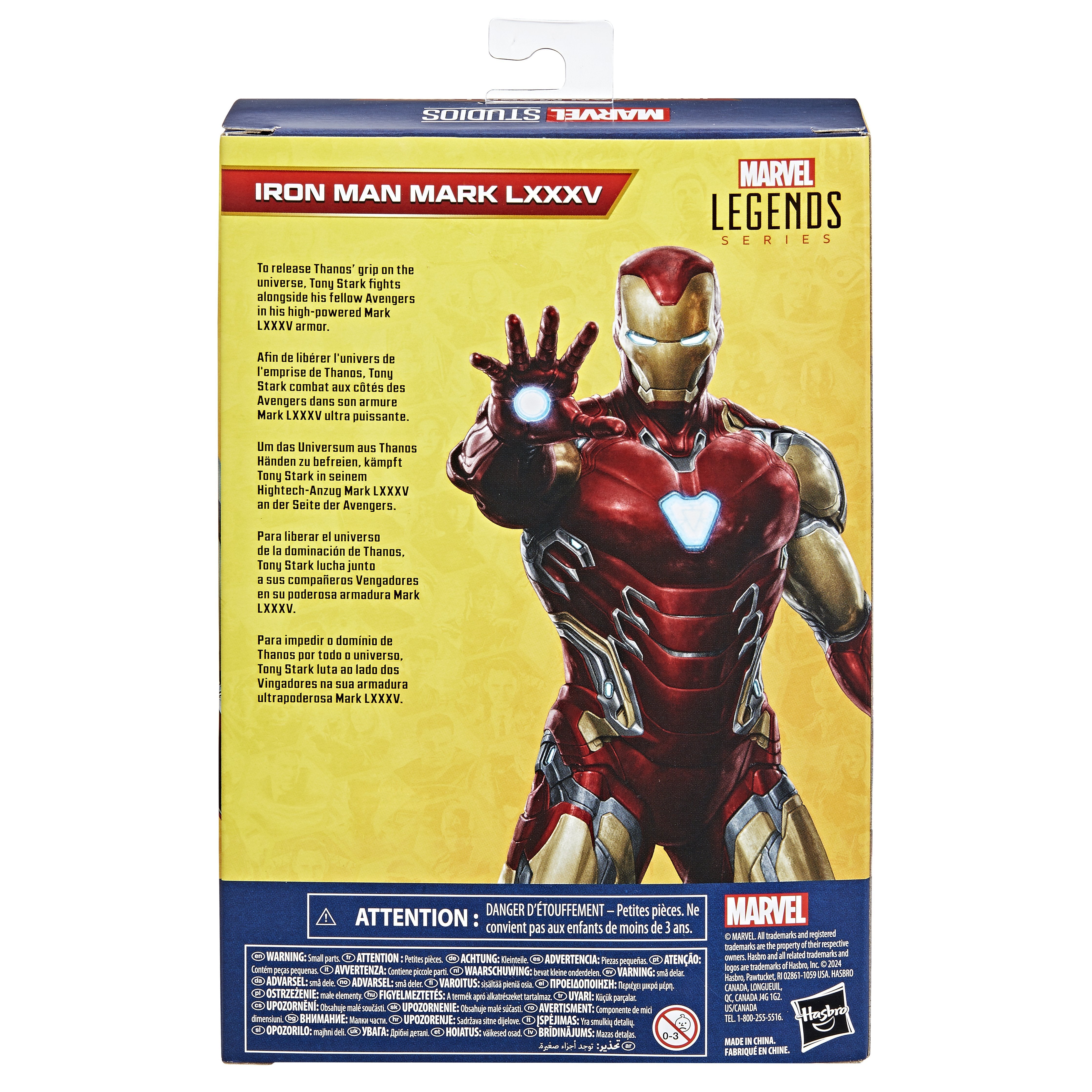 Figura Hasbro Marvel Legends Series Iron Man Mark Lxxxv