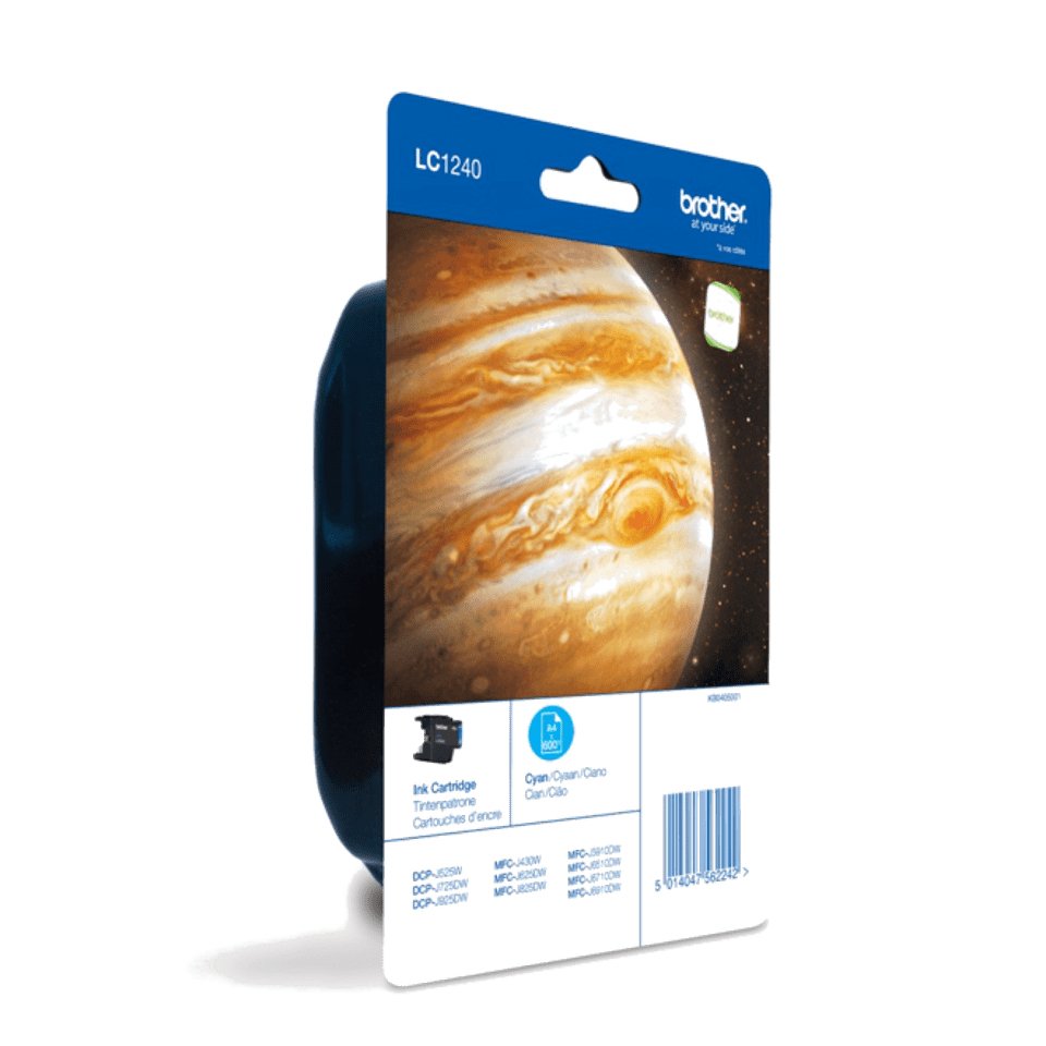 EAN 5014047562242 - Brother LC1240CBP cartucho de tinta 1 pieza(s) Original Cian imagen 1