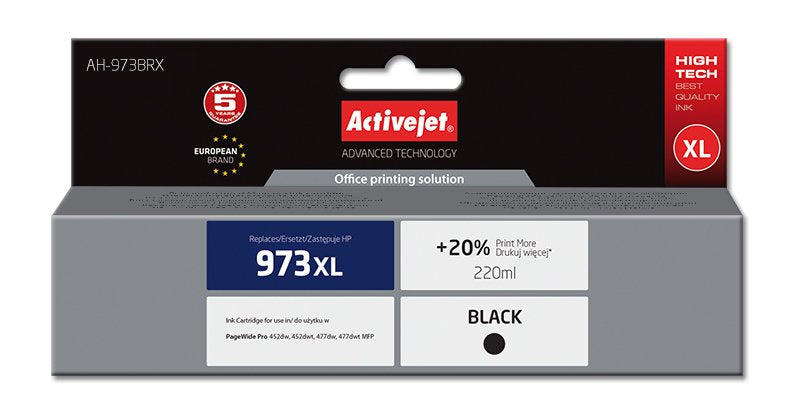 EAN 5901443110026 - Activejet AH-973BRX cartucho de tinta 1 pieza(s) Compatible Alto rendimiento (XL) imagen 2