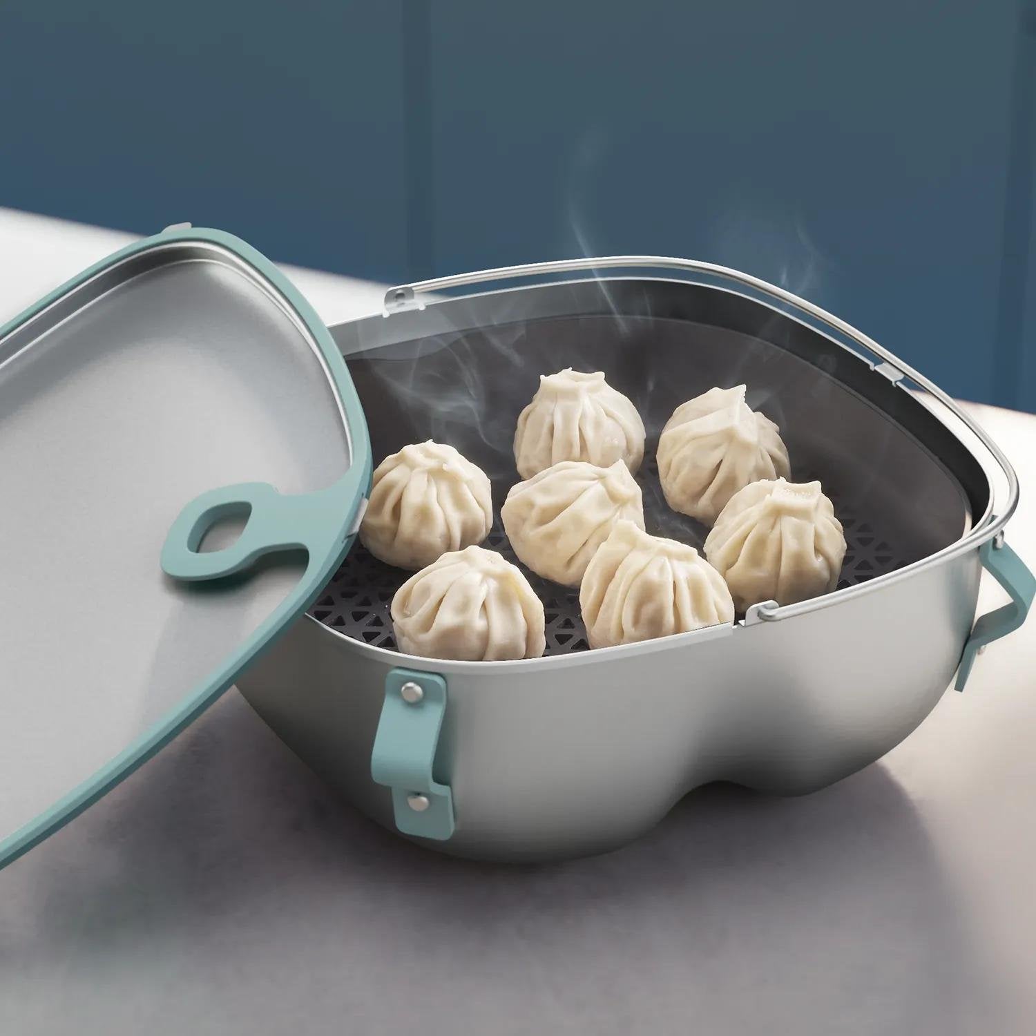 EAN 8720389031076 - Philips HD9960/00 accesorio para freidoras Babero Gris imagen 4