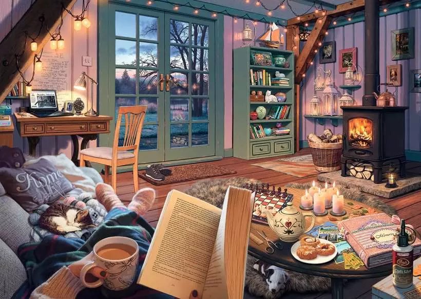 Ravensburger Puzzle My Haven Gemütlicher Gartenschuppen (1000 Teile) 12000050