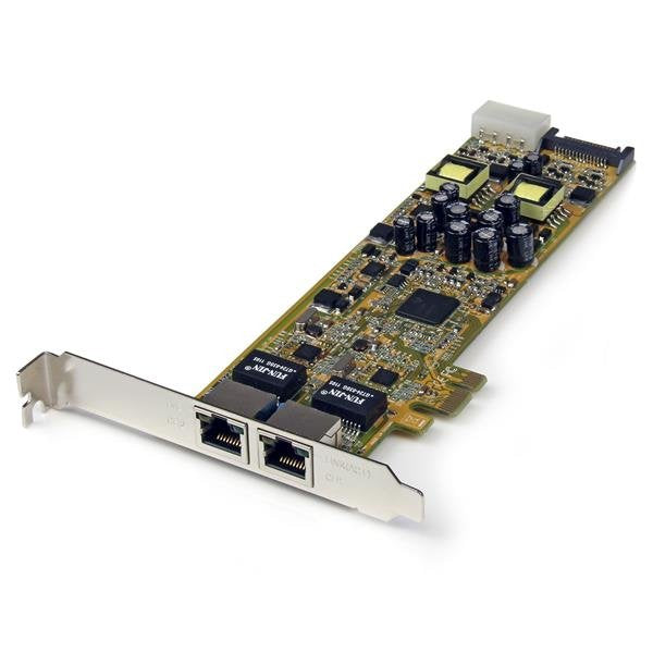 Startech Tarjeta De Red Poe/Pse Pci Express Gigabit Ethernet Con 2 Puertos Rj45â St2000pexpse
