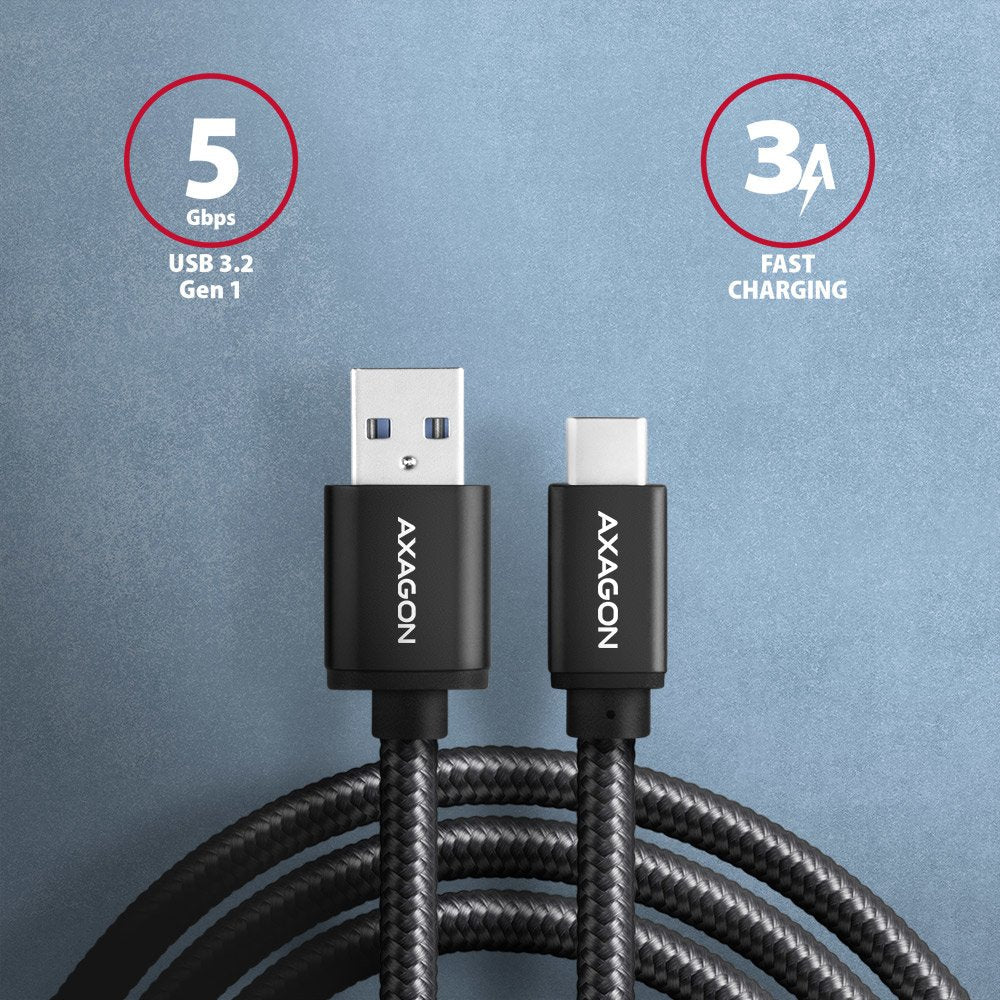 EAN 8595247906267 - Axagon BUCM3-AM15AB cable USB USB 3.2 Gen 1 (3.1 Gen 1) 1,5 m USB C USB A Negro imagen 2