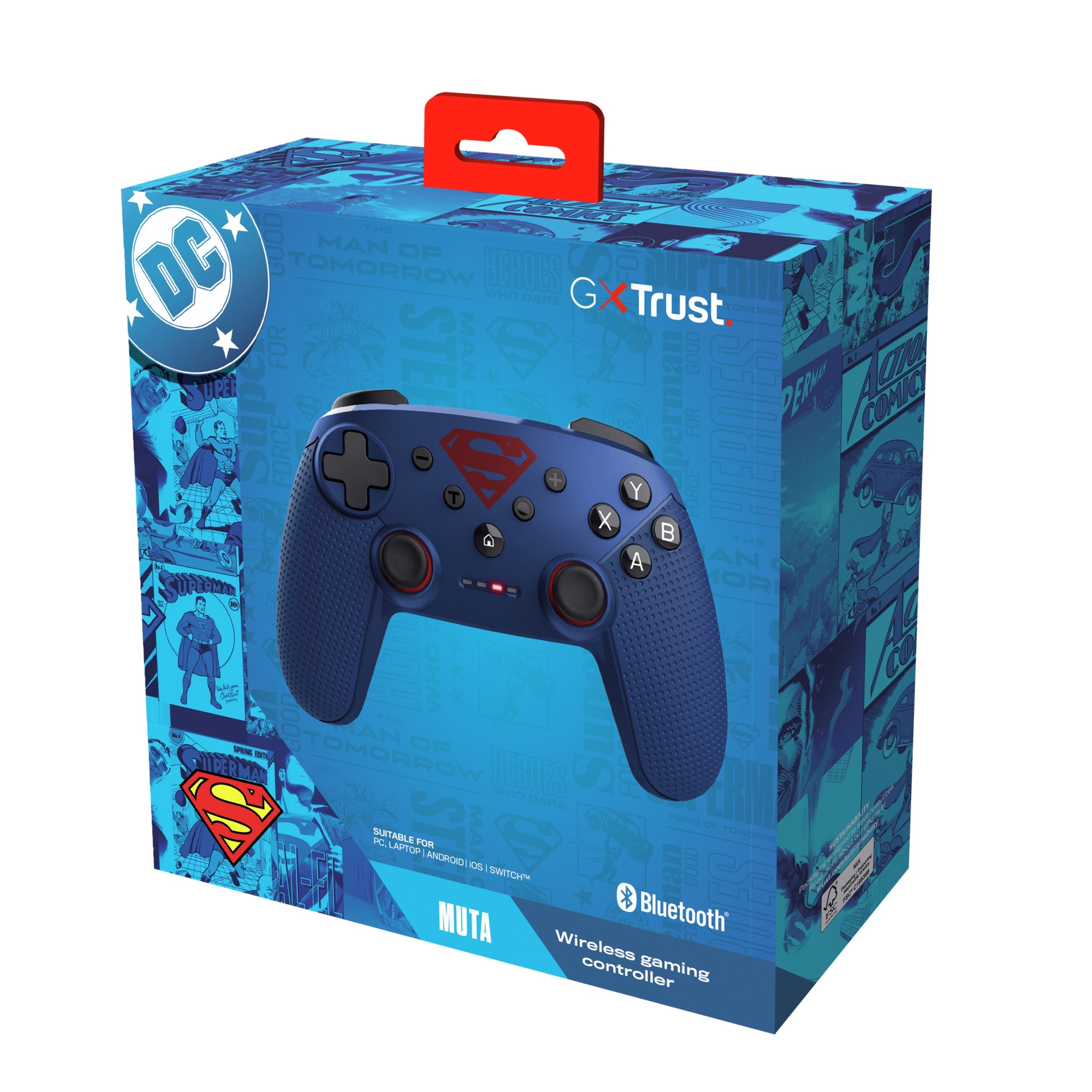 EAN 8713439257441 - Trust GXT 542SM Muta Azul Bluetooth/RF/USB Gamepad Android, Nintendo Switch, Nintendo Switch 2, Nintendo imagen 6