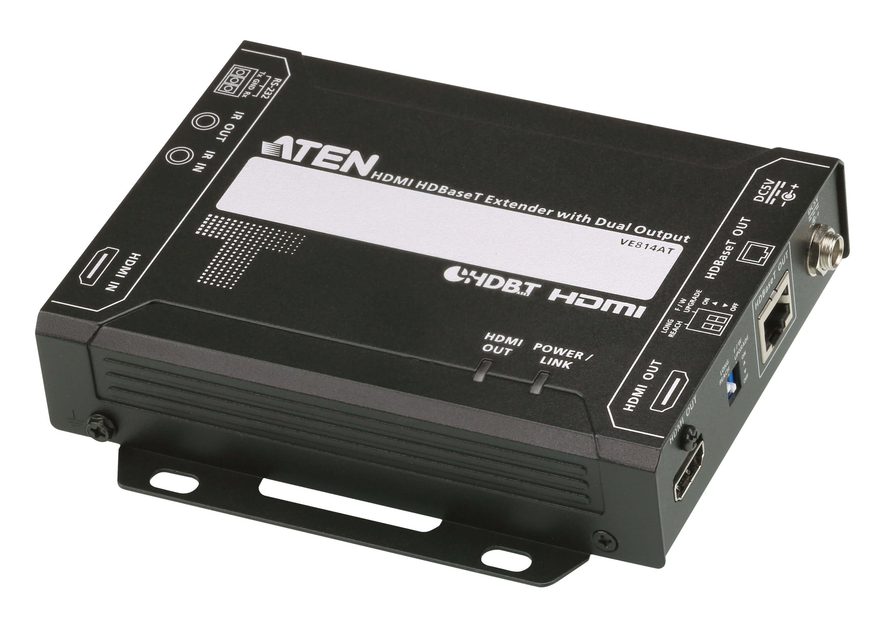 EAN 4710469342325 - ATEN VE814AT Transmisor de señales AV Negro imagen 3