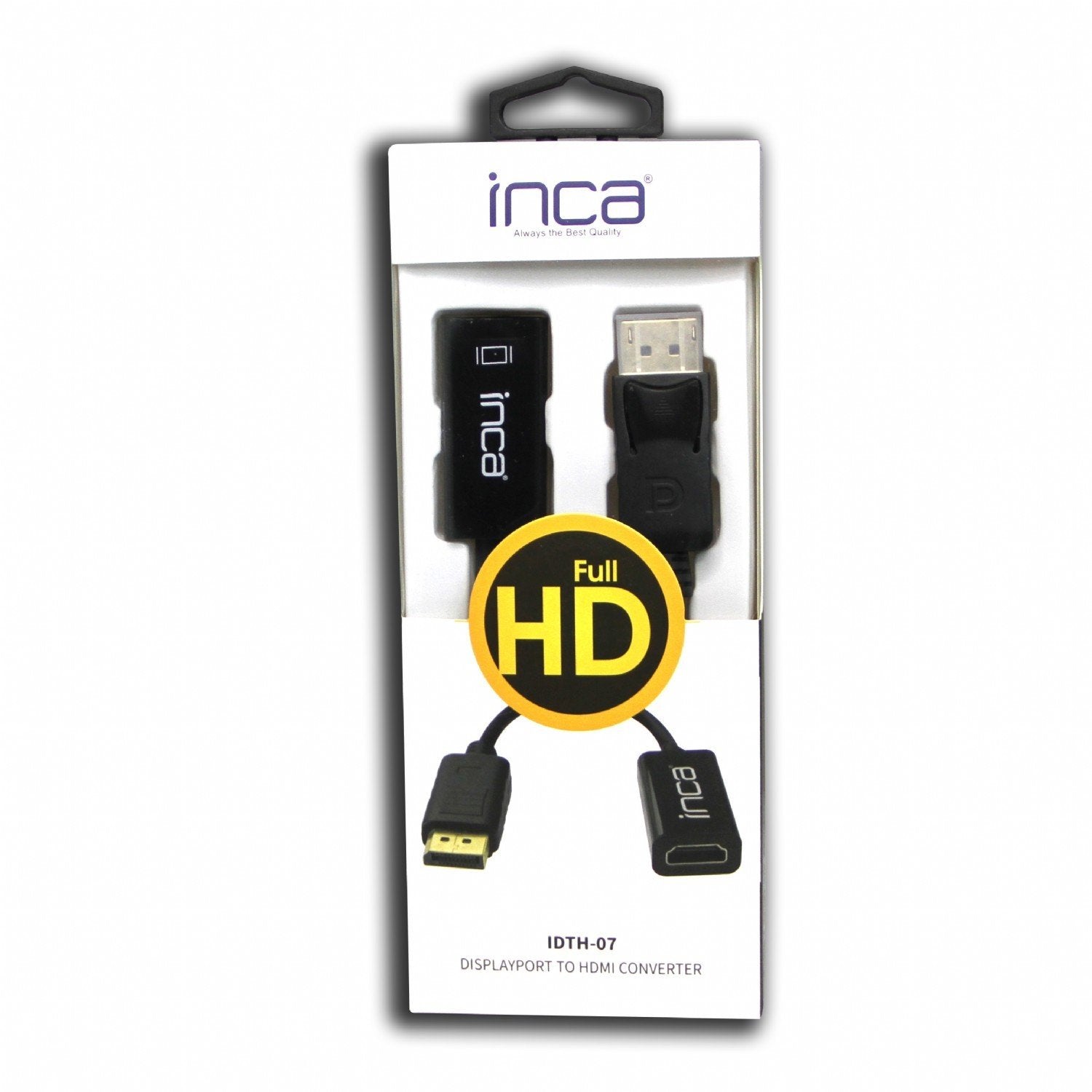 Adaptador Inca Idth-07 Displayport > Hdmi, 4k, 0,2m Minorima