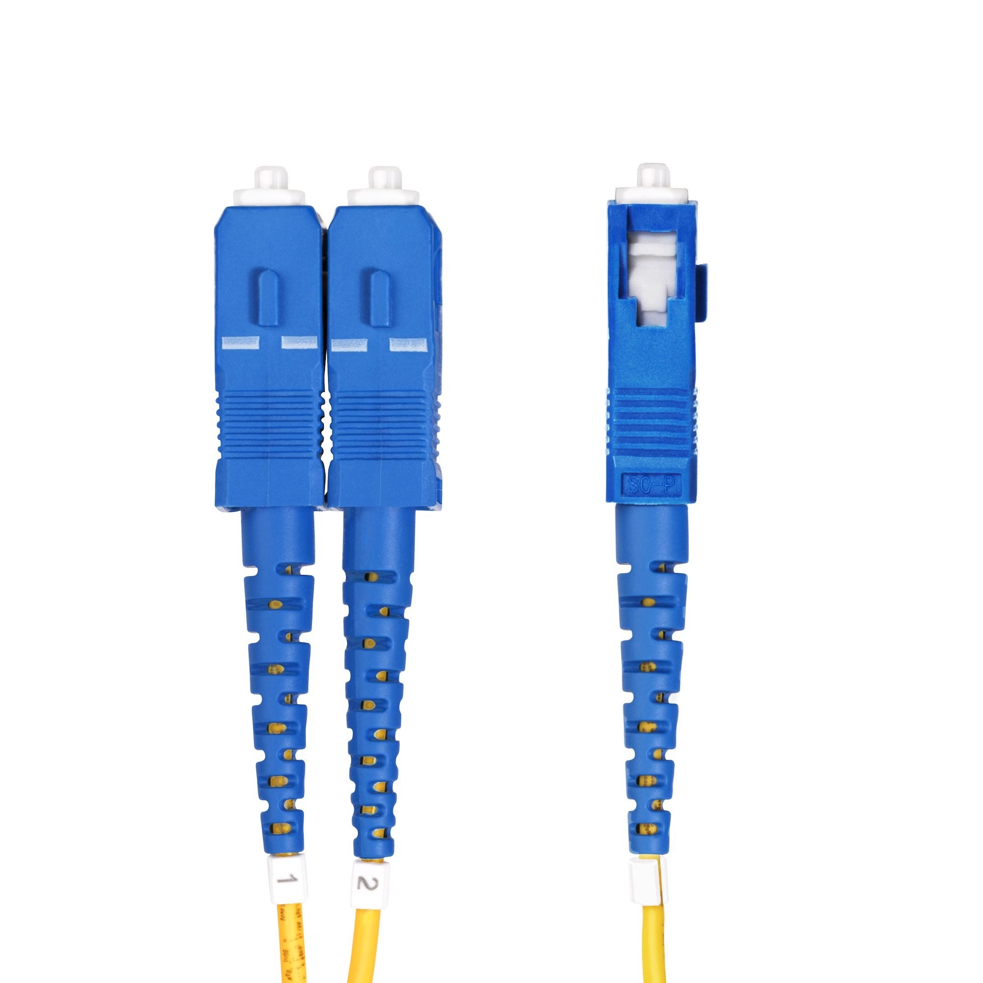 Startech.Com 10m (30ft) Lc To Sc (Upc) Os2 Single Mode Duplex Fiber Optic Cable 9/125?M Laser Optimized 10g Bend Insensitive Low Insertion Loss Lszh Fiber Patch Cord (Smlcsc-Os2-10m) Cable De Interconexión Modo Simple Lc/Upc (M) A Modo Simp
