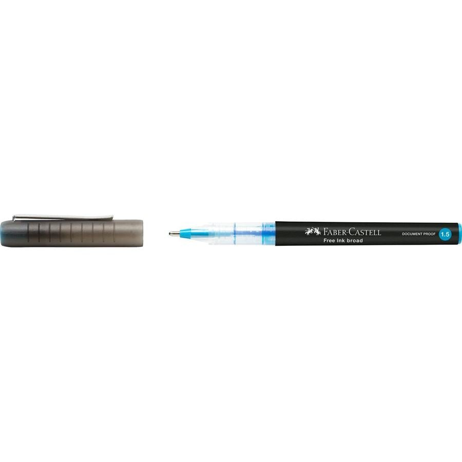 Faber-Castell Free Ink Roller De Tinta Gris 1.5 Mm Color De Escritura Azul