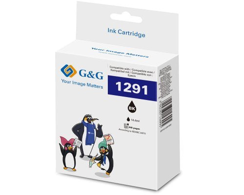 G&G Xl-Cartucho Compatible Con Epson T1291 C13t12914012
