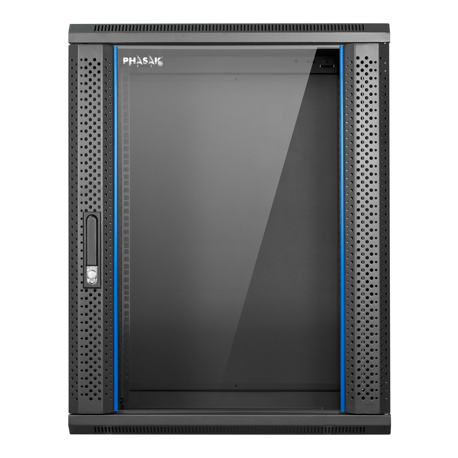 EAN 0745604519748 - Phasak PHO 2216D armario rack 16U Bastidor de pared Negro imagen 1