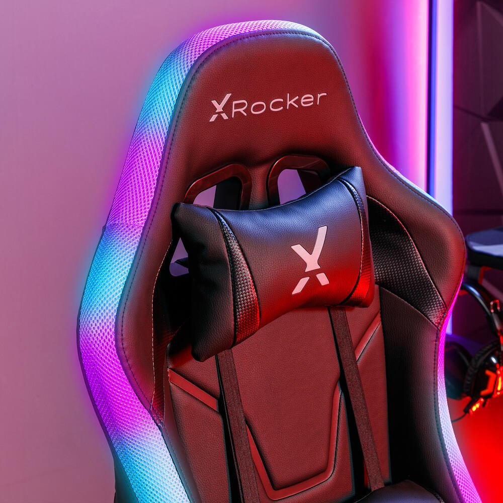 EAN 94338230284 - X Rocker 2023028 silla para videojuegos Silla para videojuegos de PC Asiento acolchado Negro imagen 4