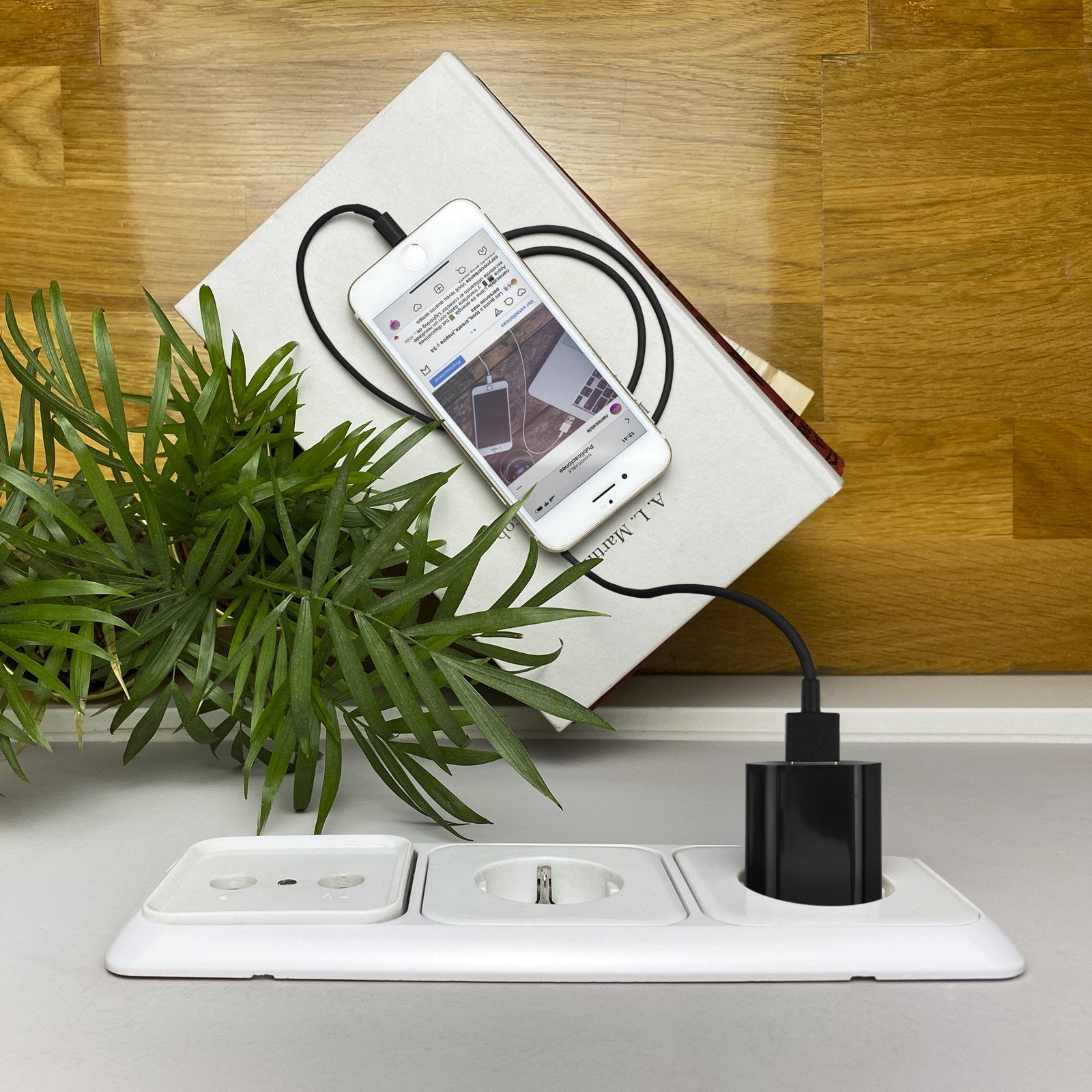 Nanocable Mini Cargador De Red Usb 5v - Negro