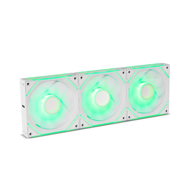 Ventiladores Pc Pack 3 Nox Pro Link Argb 12cm Blancos