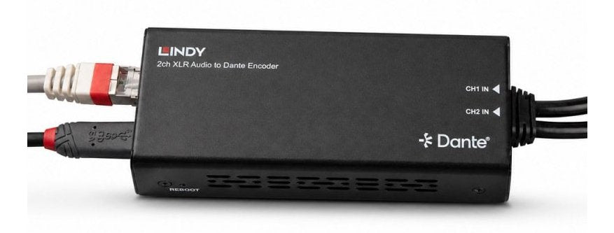 2ch Xlr Audio To Dante Encoder