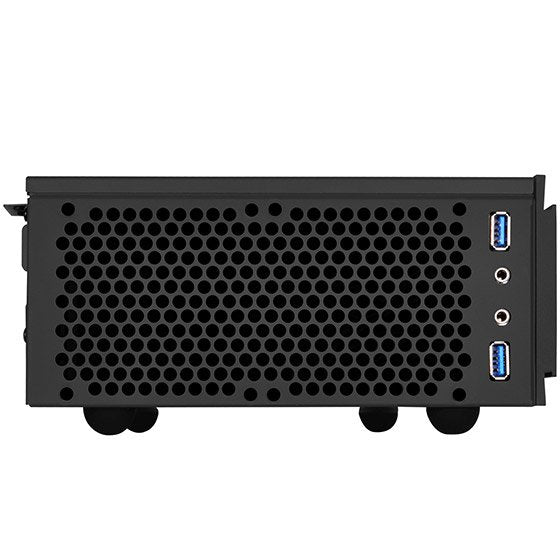 Caja Pc Silverstone Sst-Ml06b-E Silent Milo Slim Htpc Mini-Itx, Negro