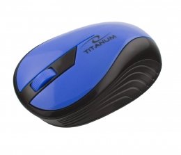 Titanum Tm114b Rainbow - Wireless Optical Mouse 3d | 2.4 Ghz| 1000 Dpi| 3d| Blue
