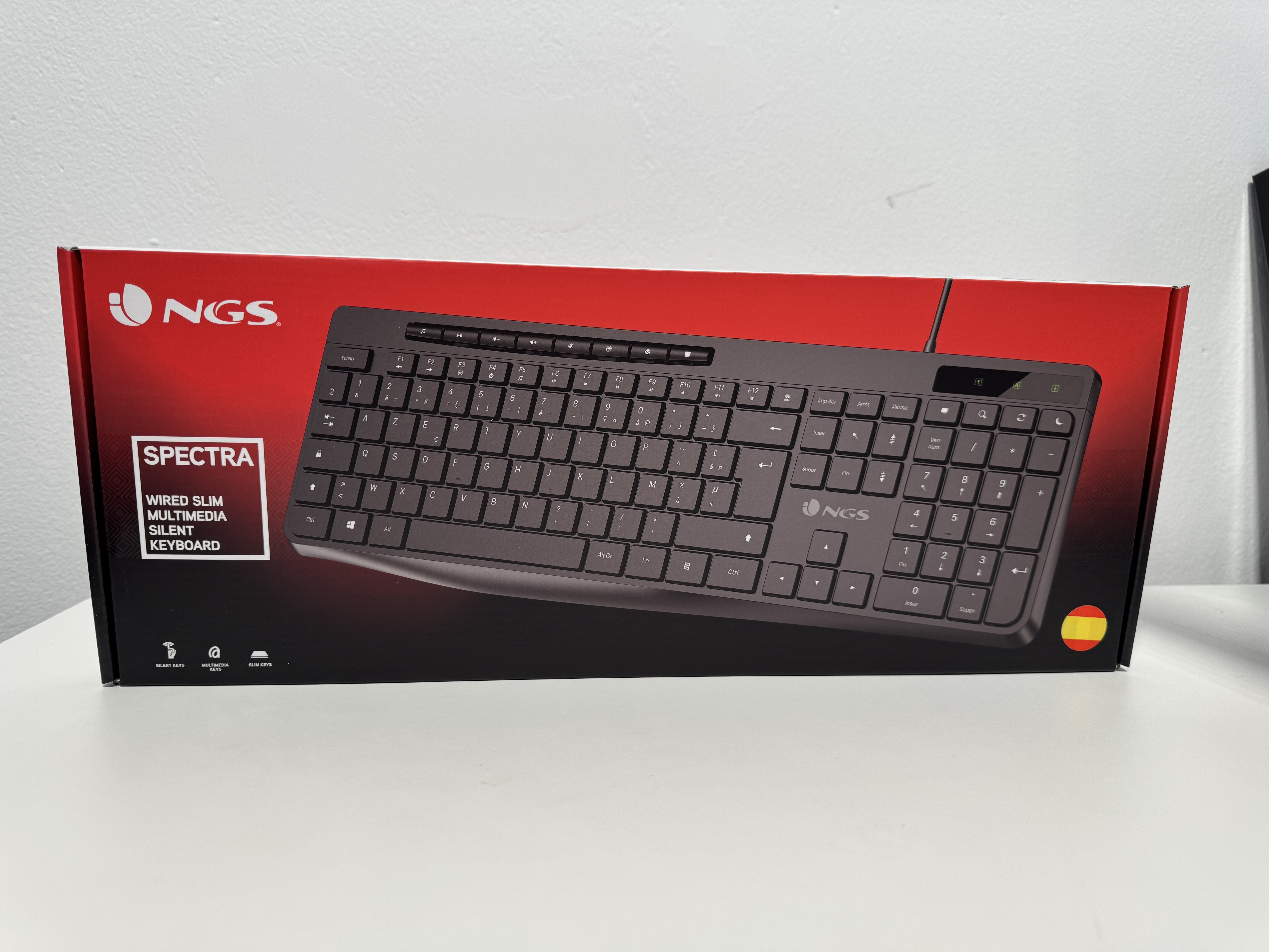 EAN 8435430625707 - NGS SPECTRA (QUERTY, ES) teclado Hogar / Oficina USB QWERTY Español Negro imagen 7
