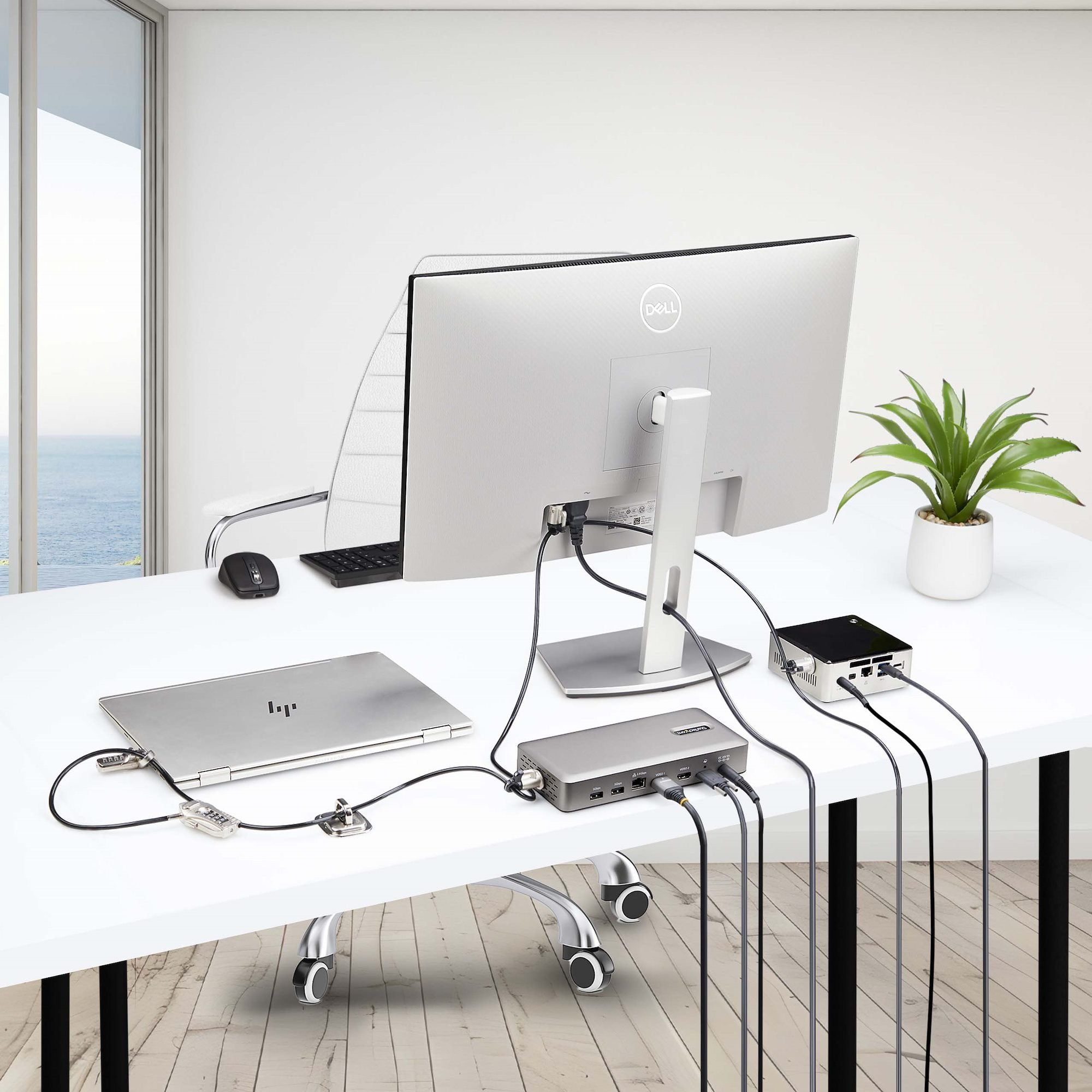 EAN 0065030906180 - StarTech.com 3M4-DESK-LOCKING-KIT cable antirrobo Negro, Plata imagen 9