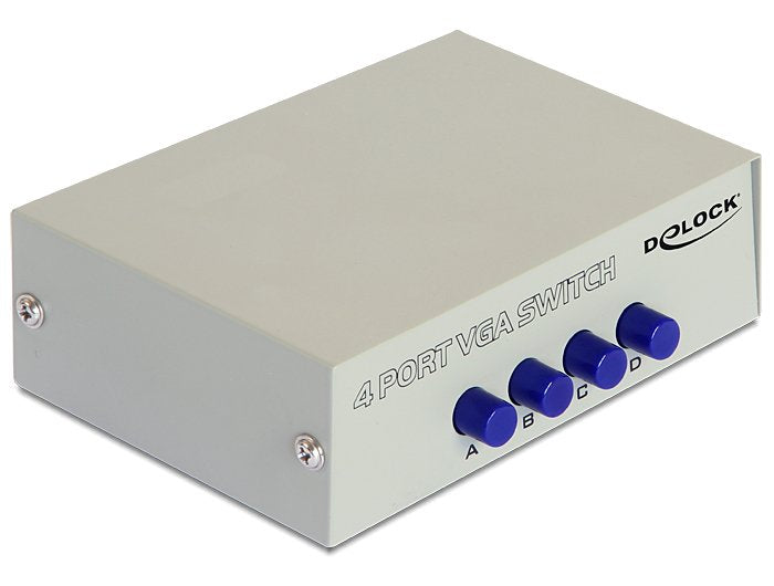 Delock Switch Vga De 4 Puertos Bidirectional