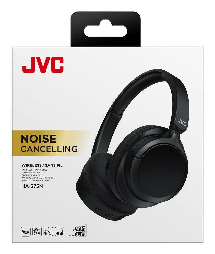 Auriculares Jvc Ha-S75n-B Over-Ear Negros