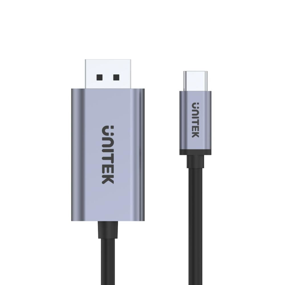 EAN 4894160046277 - UNITEK V1409A cambiador de género para cable USB-C DisplayPort Negro, Gris imagen 3