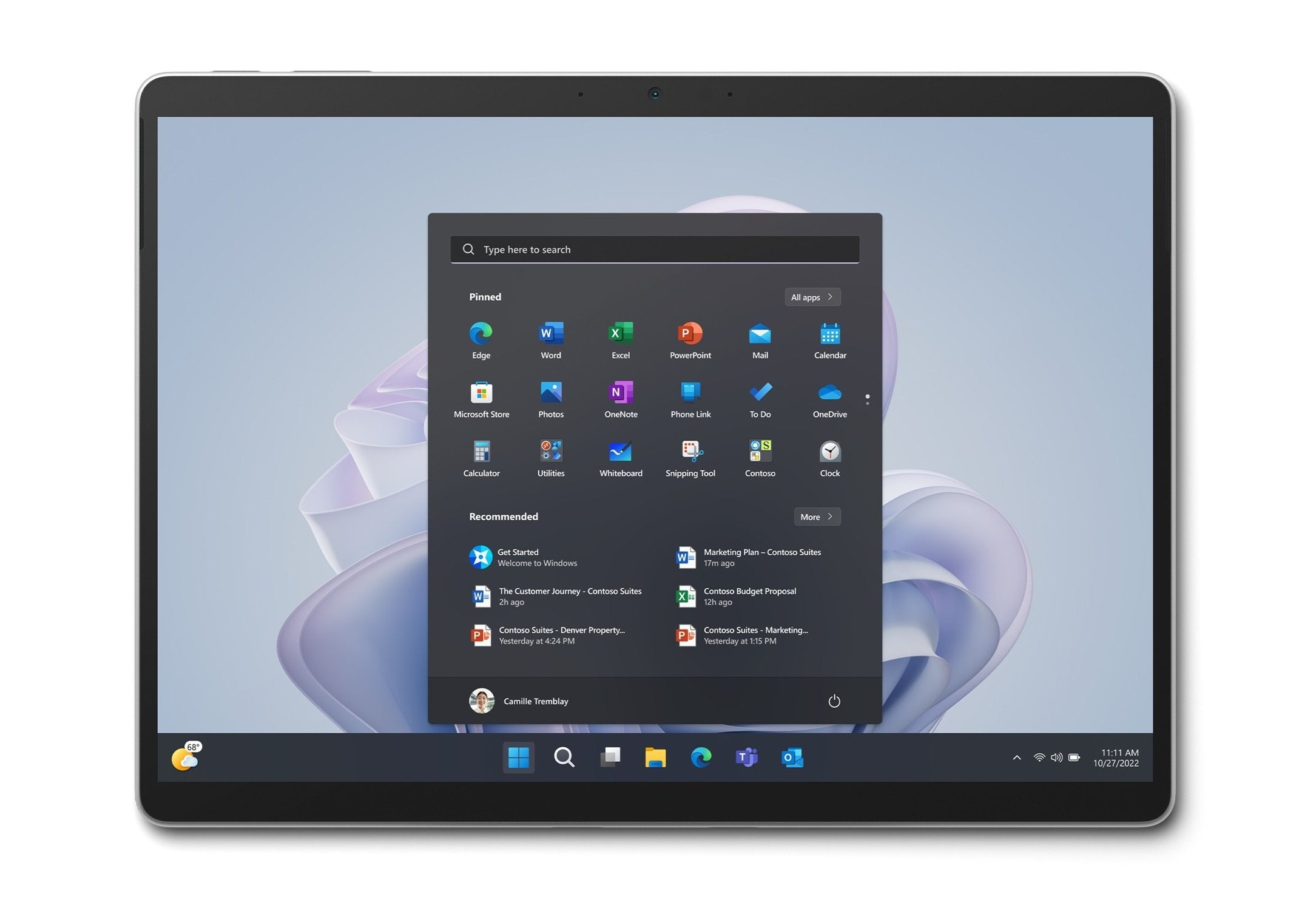 EAN 196388051007 - Microsoft Surface Pro 9 Intel® Core™ i7 256 GB 33 cm (13") 16 GB Wi-Fi 6E (802.11ax) Windows 10 Pro Platin imagen 1
